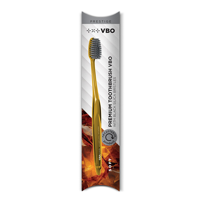 VBO Premium Toothbrush – Prestige Line - Amber Yellow, 1